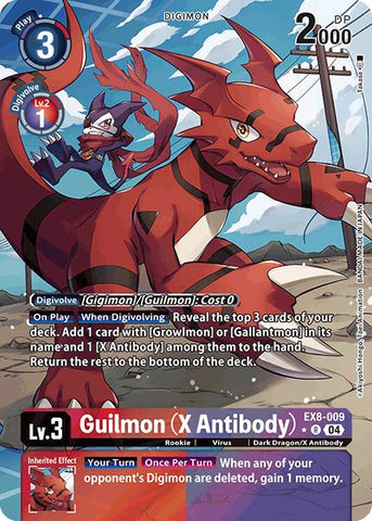 Guilmon (X Antibody) [EX8-009] (Alternate Art) [Chain of Liberation]