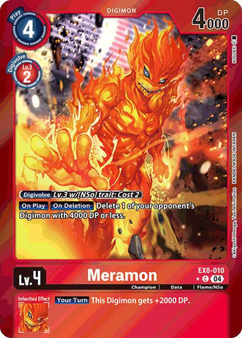 Meramon [EX8-010] (Limited Foil) [Chain of Liberation]