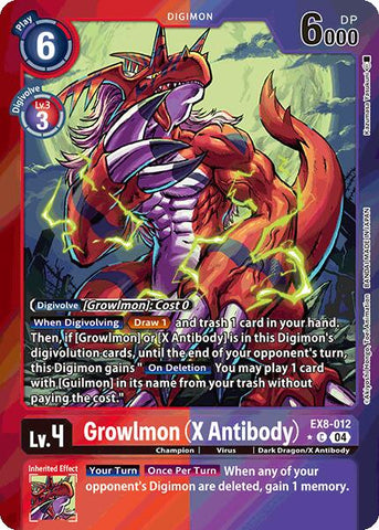 Growlmon (X Antibody) (Limited Foil) [Chain of Liberation]