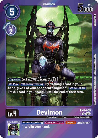 Devimon [EX8-059] (Limited Foil) [Chain of Liberation]