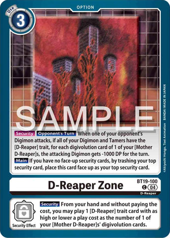 D-Reaper Zone [BT19-100] [Release Special Booster Ver.2.0]