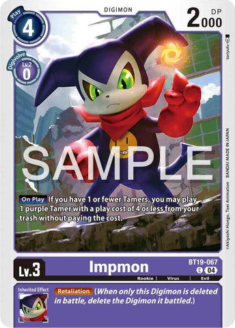 Impmon [BT19-067] [Release Special Booster Ver.2.0]