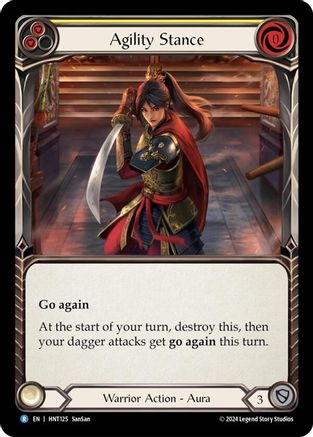 Agility Stance [HNT125] (The Hunted)  Rainbow Foil