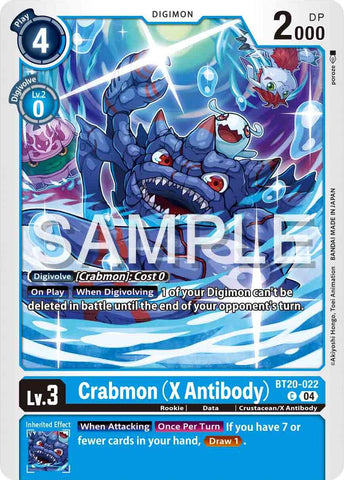 Crabmon [BT20-022] (X Antibody) [Release Special Booster Ver.2.0]