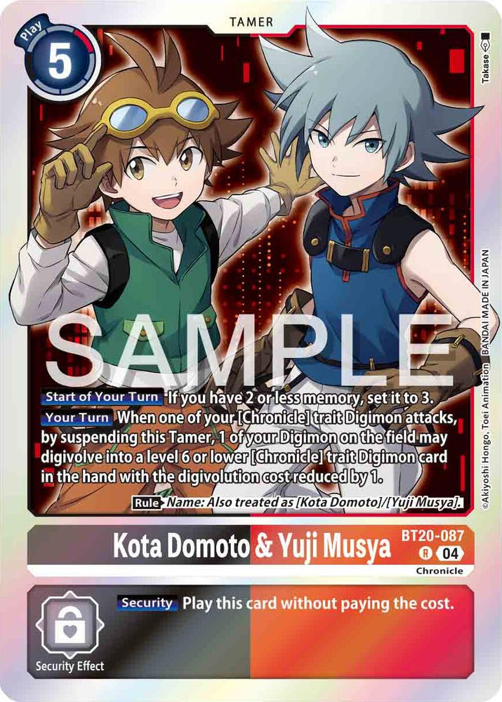 Kota Domoto & Yuji Musya [BT20-087] [Release Special Booster Ver.2.0]