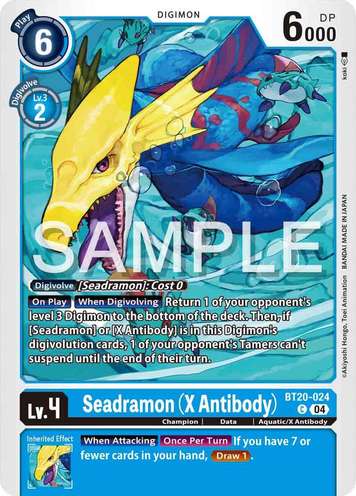 Seadramon [BT20-024] (X Antibody) [Release Special Booster Ver.2.0]