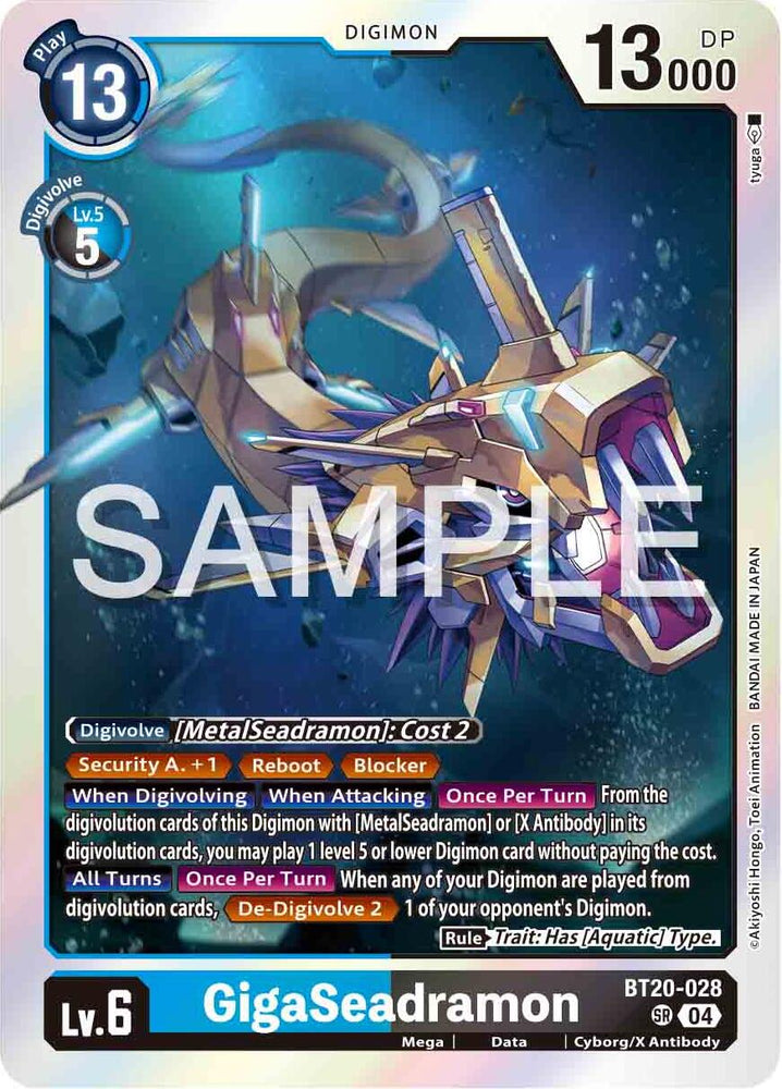 GigaSeadramon [BT20-028] [Release Special Booster Ver.2.0]