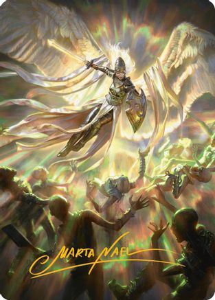 Vanquish the Horde Art Card (Gold-Stamped Signature) [Innistrad Remastered Art Series]