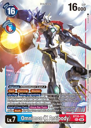 Omnimon [BT20-102] (X Antibody) [Release Special Booster Ver.2.5]