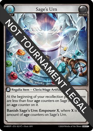 Sage's Urn (021) [Mortal Ambition Draft Pack]