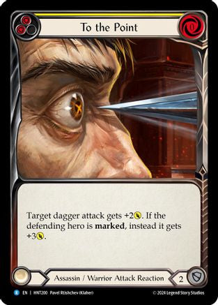 To the Point (Yellow) [HNT200] (The Hunted)  Rainbow Foil