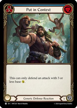 Put in Context (Blue) [HNT238] (The Hunted)