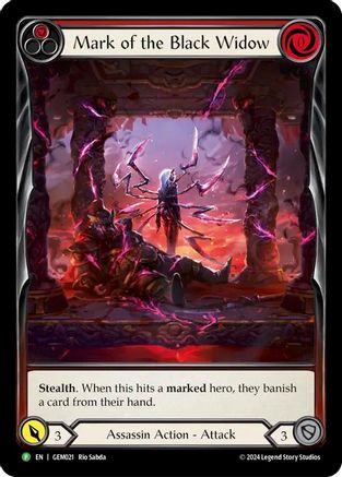 Mark of the Black Widow [GEM021] (GEM Pack 1)  Rainbow Foil