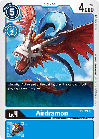 Airdramon [BT3-024] [Release Special Booster Ver.1.5]