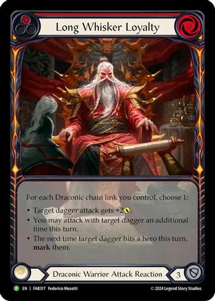 Long Whisker Loyalty [FAB317] (Promo)  Rainbow Foil