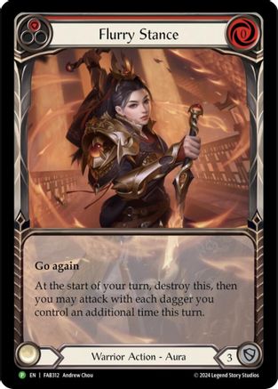 Flurry Stance [FAB312] (Promo)  Rainbow Foil