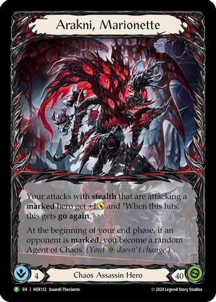 Arakni, Marionette [HER132] (Promo)  Rainbow Foil