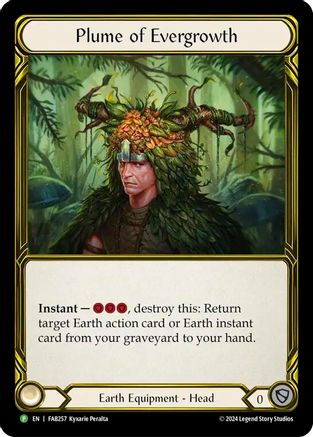 Plume of Evergrowth [FAB257] (Promo)  Cold Foil