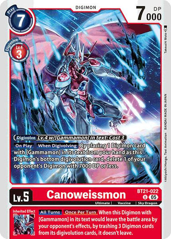 Canoweissmon [BT21-022] [World Convergence]
