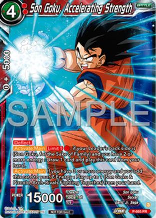 Son Goku, Accelerating Strength (Zenkai Series Tournament Pack Vol.11) (P-665) [Tournament Promotion Cards]