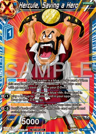 Hercule, Saving a Hero (Zenkai Series Tournament Pack Vol.11) (P-667) [Tournament Promotion Cards]