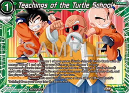 Teachings of the Turtle School (Zenkai Series Tournament Pack Vol.11) (P-670) [Tournament Promotion Cards]