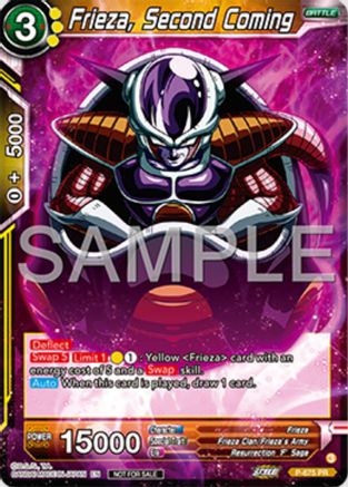 Frieza, Second Coming (Zenkai Series Tournament Pack Vol.11) (P-675) [Tournament Promotion Cards]