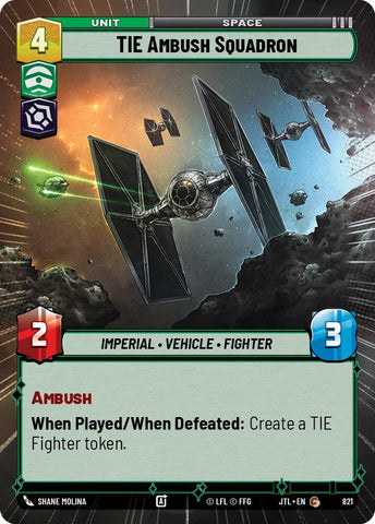 TIE Ambush Squadron (821) (Hyperspace Foil) (821) [Jump to Lightspeed]