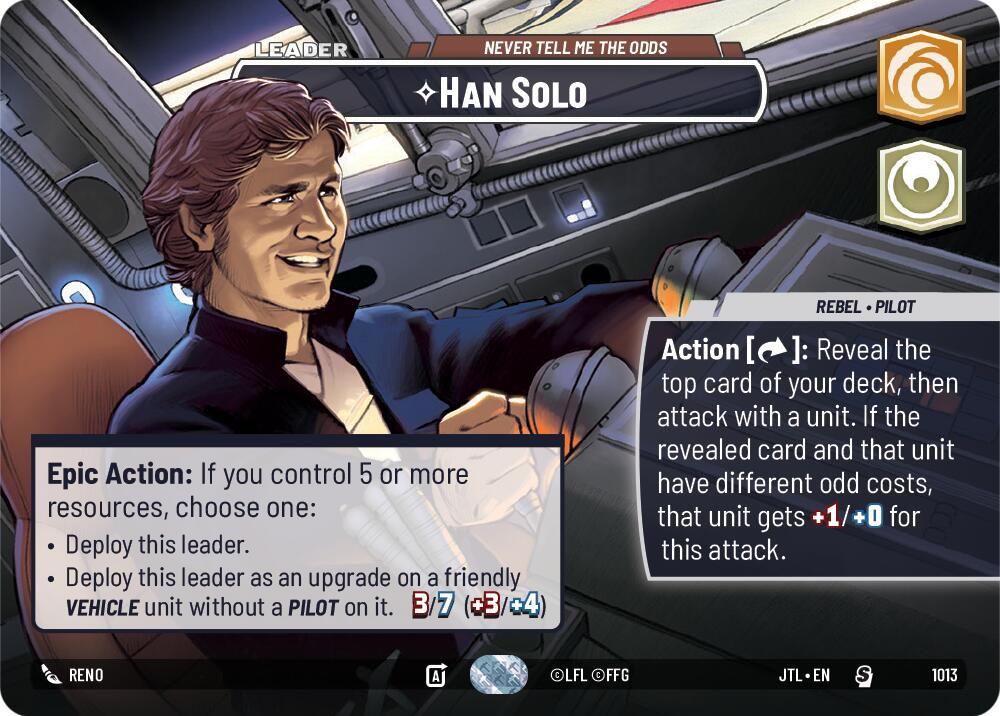 Han Solo - Never Tell Me the Odds (1013) (Showcase) (1013) [Jump to Lightspeed]