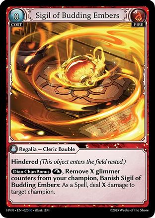 Sigil of Budding Embers (020) [Abyssal Heaven]