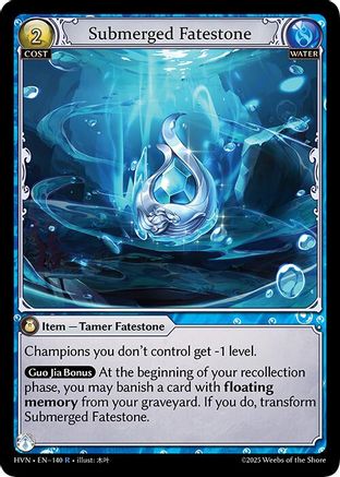 Submerged Fatestone // Commanding Sea Titan (140) [Abyssal Heaven]