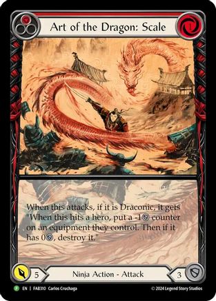 Art of the Dragon: Scale [FAB310] (Promo)  Rainbow Foil