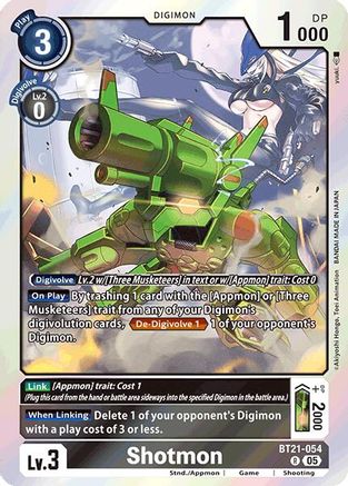 Shotmon [BT21-054] [World Convergence]