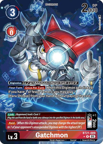 Gatchmon [BT21-009] (Alternate Art) [World Convergence]