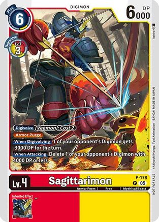 Sagittarimon [P-178] (Store Tournament 2025 Vol.2 Participation Pack) [Promotional Cards]
