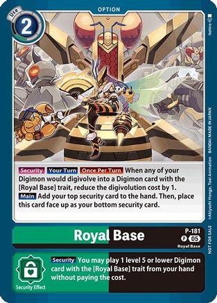 Royal Base [P-181] (Store Tournament 2025 Vol.2 Participation Pack) [Promotional Cards]