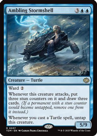 Ambling Stormshell (Promo Pack) [Tarkir: Dragonstorm Promos]