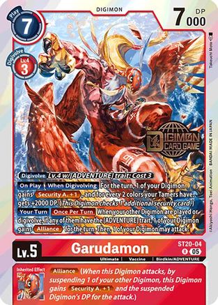 Garudamon [ST20-04] [Starter Deck: Protector of Light Promos]