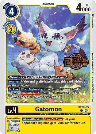 Gatomon [ST20-05] [Starter Deck: Protector of Light Promos]