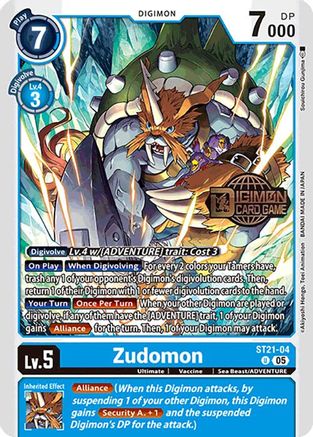 Zudomon [ST21-04] [Starter Deck: Hero of Hope Promos]