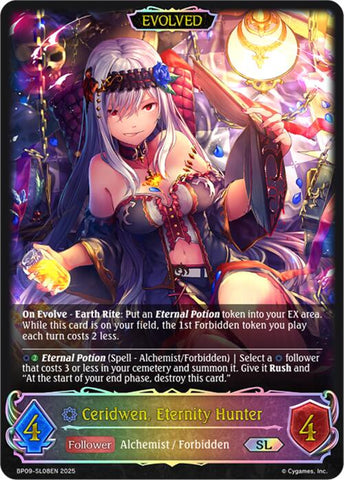 Ceridwen, Eternity Hunter (Evolved (SL) (BP09-SL08EN) [Duet of Dawn and Dusk]