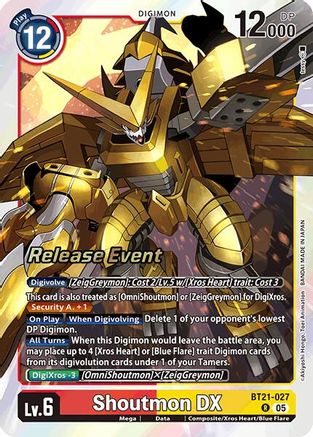 Shoutmon DX [BT21-027] [World Convergence Release Event Cards]