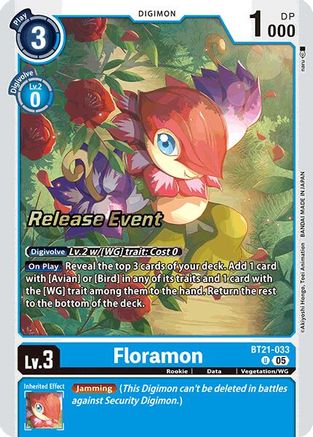 Floramon [BT21-033] [World Convergence Release Event Cards]