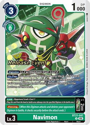 Navimon [BT21-047] [World Convergence Release Event Cards]