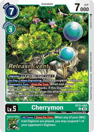 Cherrymon [BT21-050] [World Convergence Release Event Cards]