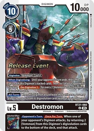 Destromon [BT21-060] [World Convergence Release Event Cards]