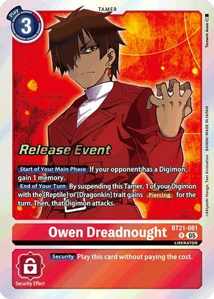 Owen Dreadnought [BT21-081] [World Convergence Release Event Cards]
