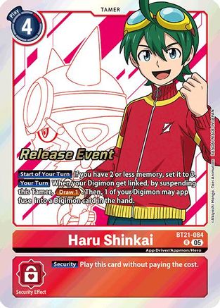 Haru Shinkai [BT21-084] [World Convergence Release Event Cards]