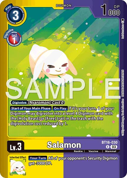 Salamon [BT16-030] (Limited Card Pack -Billion Bullet-) [Limited Card Pack -Billion Bullet-]