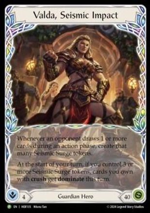 Valda, Seismic Impact [HER135] (Promo)  Rainbow Foil